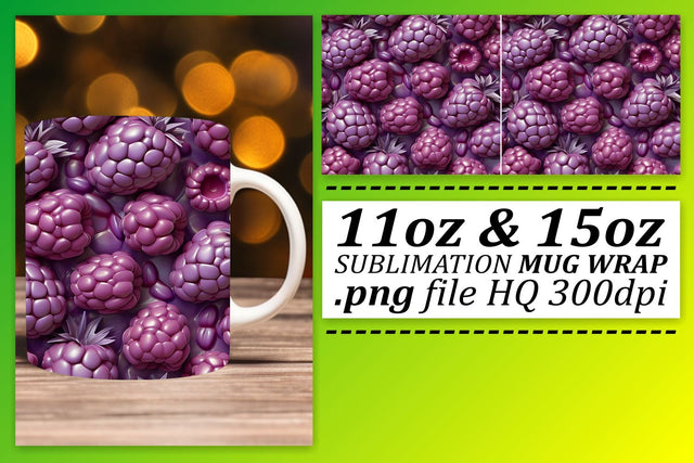 Exotic Escape Mug Art: Sublimated Citrus Fun Sublimation afrosvg 