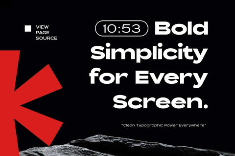 Expanded Sans – Barcola Font Arterfak Project 