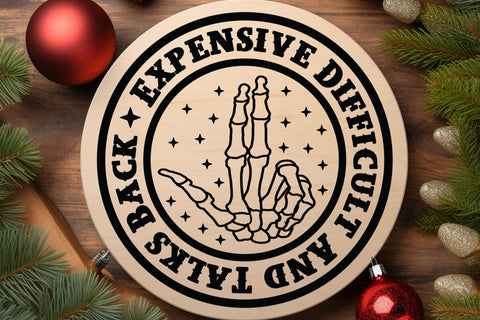 Expensive Difficult And Talks Back SVG Angelina750 