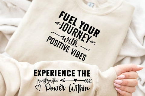 Experience the transformative power within Sleeve SVG Design, Inspirational sleeve SVG, Motivational Sleeve SVG Design, Positive Sleeve SVG SVG Regulrcrative 