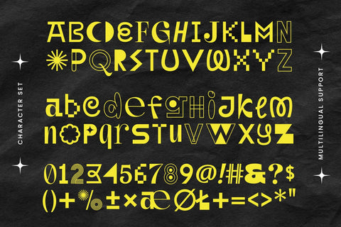 Experimental Mixed Font – Unpopular Montage Font Arterfak Project 