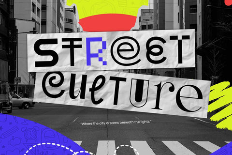 Experimental Mixed Font – Unpopular Montage Font Arterfak Project 