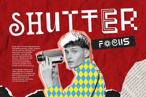 Experimental Mixed Font – Unpopular Montage Font Arterfak Project 