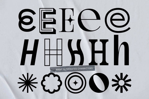 Experimental Mixed Font – Unpopular Montage Font Arterfak Project 