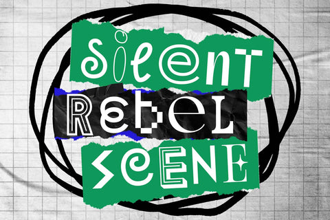 Experimental Mixed Font – Unpopular Montage Font Arterfak Project 