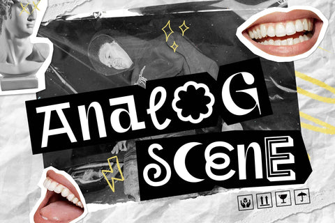 Experimental Mixed Font – Unpopular Montage Font Arterfak Project 