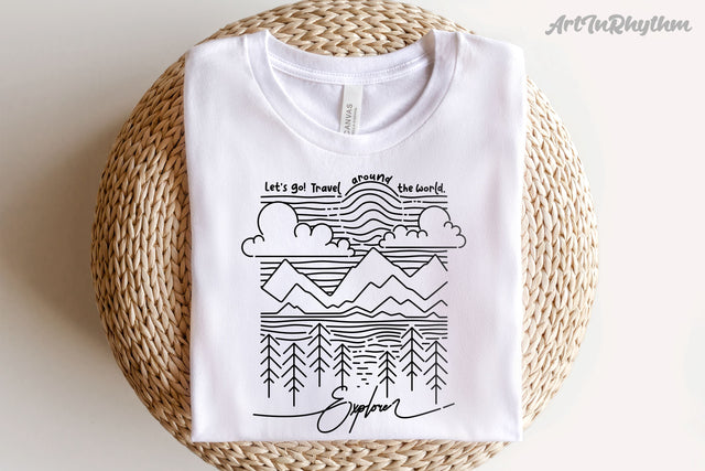 Explore Svg, Travel around the world Svg, Travel Svg, Adventure Svg, Camping Svg SVG Artinrhythm shop 