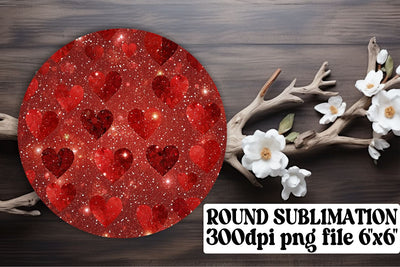 Explore the Beauty of Red Glitter Patterns Sublimation afrosvg 