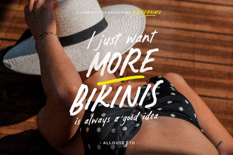 Explorebrush Font Allouse.Studio 