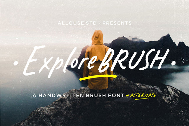 Explorebrush Font Allouse.Studio 