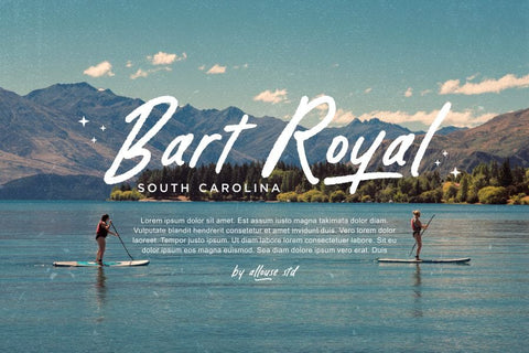 Explorebrush Font Allouse.Studio 