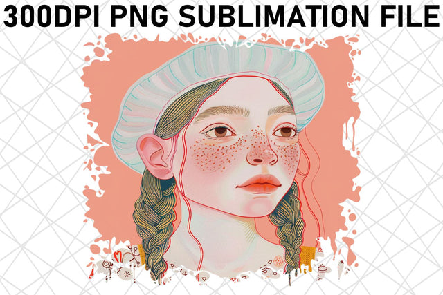 Expressive Portrait Art PNG Design - Sublimation Sublimation afrosvg 
