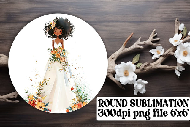 Exquisite Round Ornaments Sublimation Set Sublimation afrosvg 