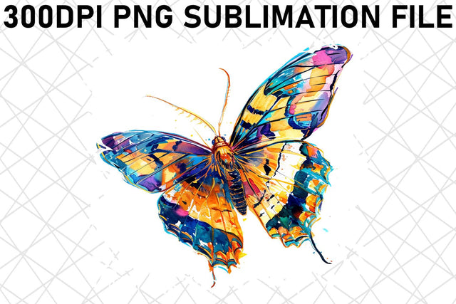 Exquisite Watercolor Butterfly Designs Sublimation afrosvg 