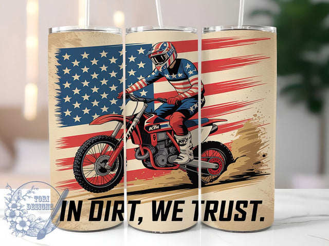 Extreme Motocross Racing Tumbler, Dirt Bike Present, Racing Rider Design, Motorcycle Sport Cup, Off Road Gift, Extreme Sport Drinkware, Sublimation Template Sublimation ToriDesigns 