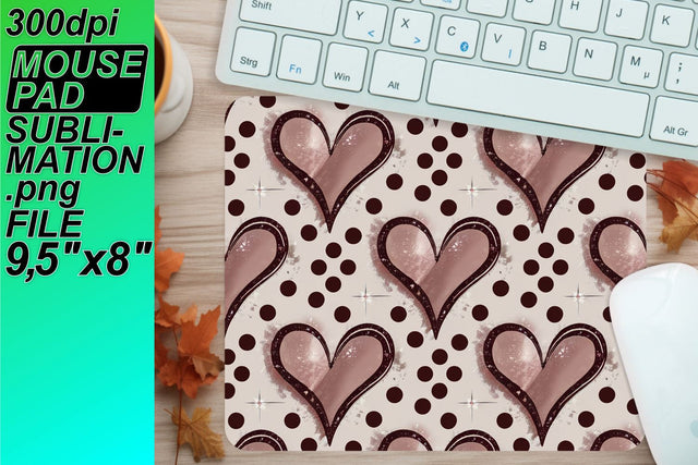 Eye-catching mouse desk design, ready for sublimation! , Heart Sublimation HoodArtCraft 