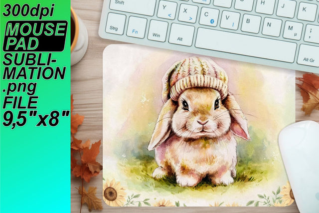 Eye-catching mouse desk PNG, ideal for your projects! , Animals Sublimation HoodArtCraft 