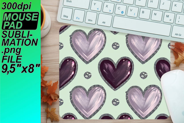 Eye-catching mouse desk PNG, ideal for your projects! , Heart Sublimation HoodArtCraft 