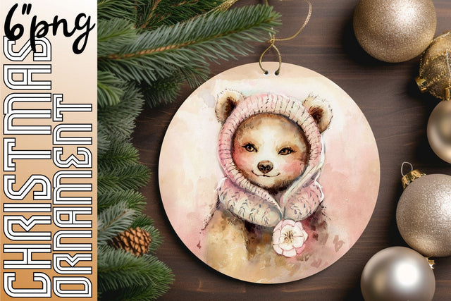 Eye-catching round designs for keychains, ideal for sublimation enthusiasts., Animals Sublimation HoodArtCraft 