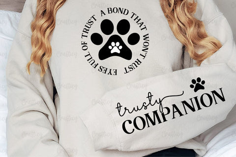 Eyes full of trust a bond that won't rust Sleeve SVG Design SVG Designangry 