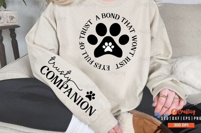 Eyes full of trust a bond that won't rust Sleeve SVG Design SVG Designangry 