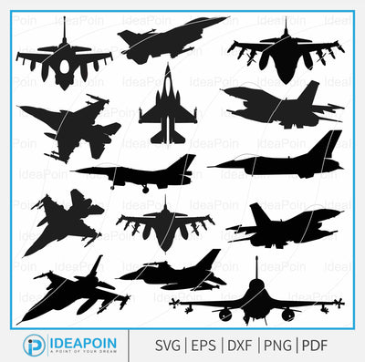 F-16 Fighting Falcon svg, F-16, F16 car decal, Warbird svg, F-16 USAF Military Plane, F-16 Falcon Clipart, F16 Isolated vector plane, Military Air Craft SVG Dinvect 