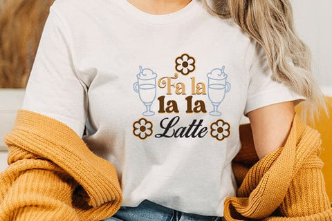 Fa la la la latte SVG Angelina750 