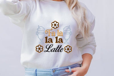 Fa la la la latte SVG Angelina750 