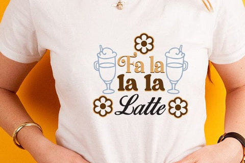 Fa la la la latte SVG Angelina750 