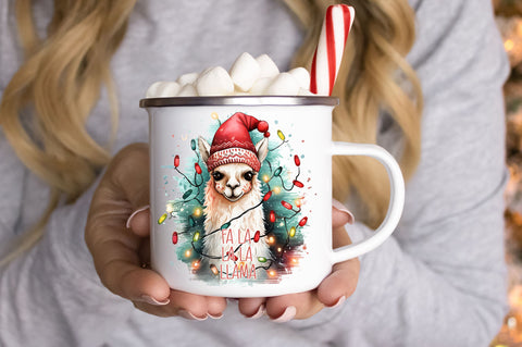 Fa la la la llama png design Sublimation Regulrcrative 