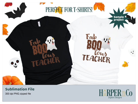 Fab Boo lous teacher SVG PNG Cut EPS File SVG HarperNCo 