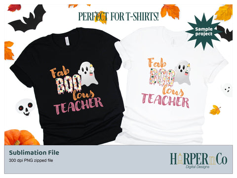 Fab Boo lous teacher SVG PNG Cut EPS File SVG HarperNCo 