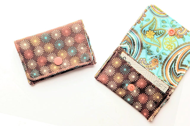 Fabric Snap Wallet Card Holder ITH Applique Embroidery Embroidery/Applique DESIGNS Risa Rocks It 