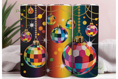 Faceted Ornaments 20oz Tumbler Wrap Sublimation PixelChick 