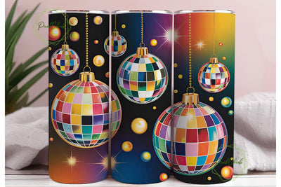 Faceted Ornaments 20oz Tumbler Wrap Sublimation PixelChick 