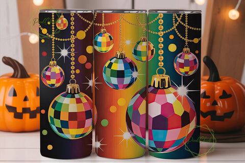 Faceted Ornaments 20oz Tumbler Wrap Sublimation PixelChick 