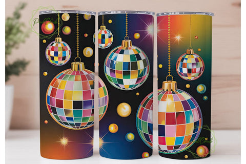 Faceted Ornaments 20oz Tumbler Wrap Sublimation PixelChick 