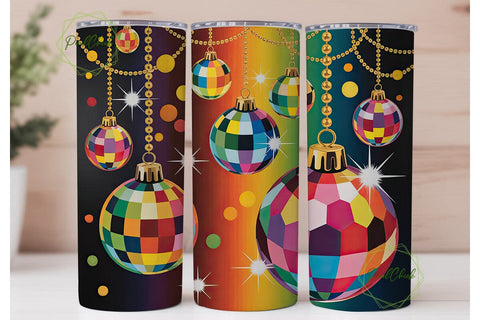 Faceted Ornaments 20oz Tumbler Wrap Sublimation PixelChick 