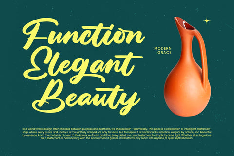 Factun Blacki - Bold Calligraphy Font Font Letterena Studios 