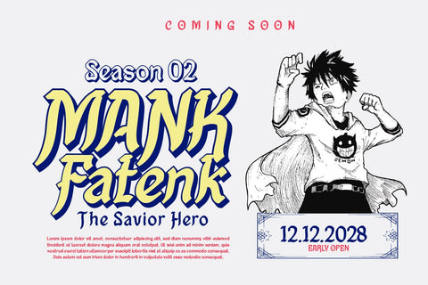 Fael Maoof - Display Font Font twinletter 