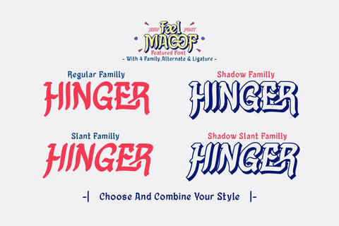 Fael Maoof - Display Font Font twinletter 