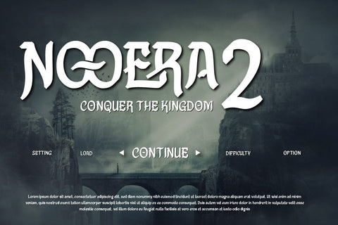 Fael Maoof - Display Font Font twinletter 