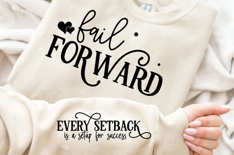 Fail Forward Sleeve SVG Design SVG Regulrcrative 