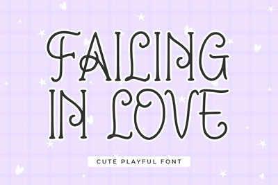 Failing in Love Font Abo Daniel Studio 