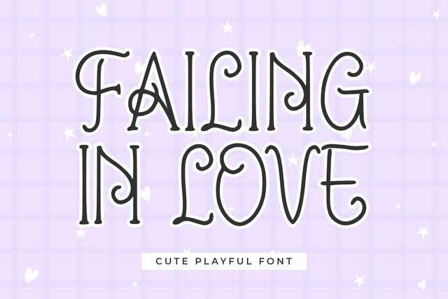 Failing in Love Font Abo Daniel Studio 