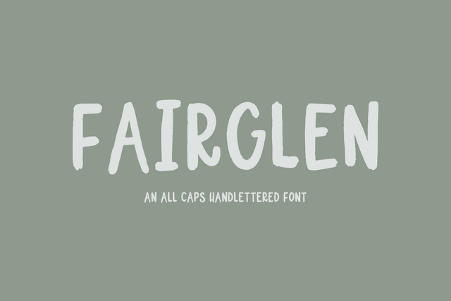 Fairglen Sans Font Beck McCormick 