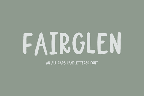 Fairglen Sans Font Beck McCormick 