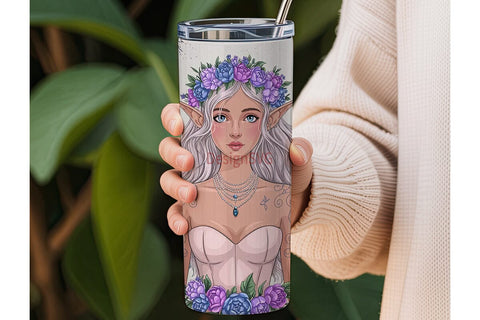 Fairy 20oz Tumbler Design Sublimation DesignSVG 