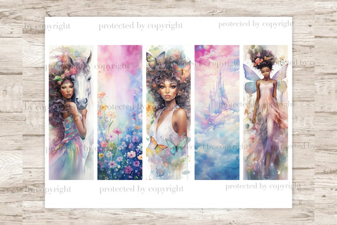 Fairy Bookmarks Printable | Bookmarks Sublimation Bundle SVG GlamArtZhanna 