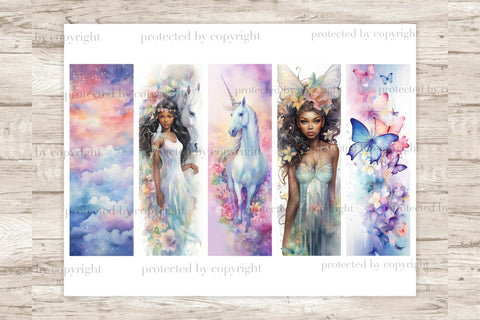 Fairy Bookmarks Printable | Bookmarks Sublimation Bundle SVG GlamArtZhanna 